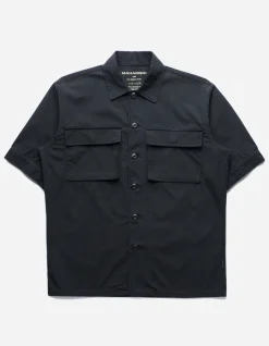 Shirts*Maharishi 4513 Advisor'S Overshirt Black Blk-108F