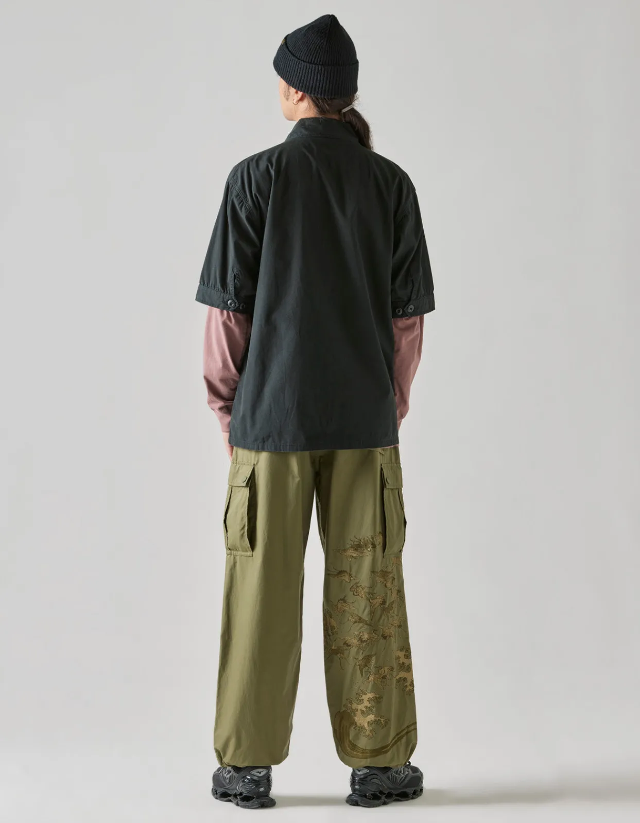 Shirts*Maharishi 4513 Advisor'S Overshirt Black Blk-108F