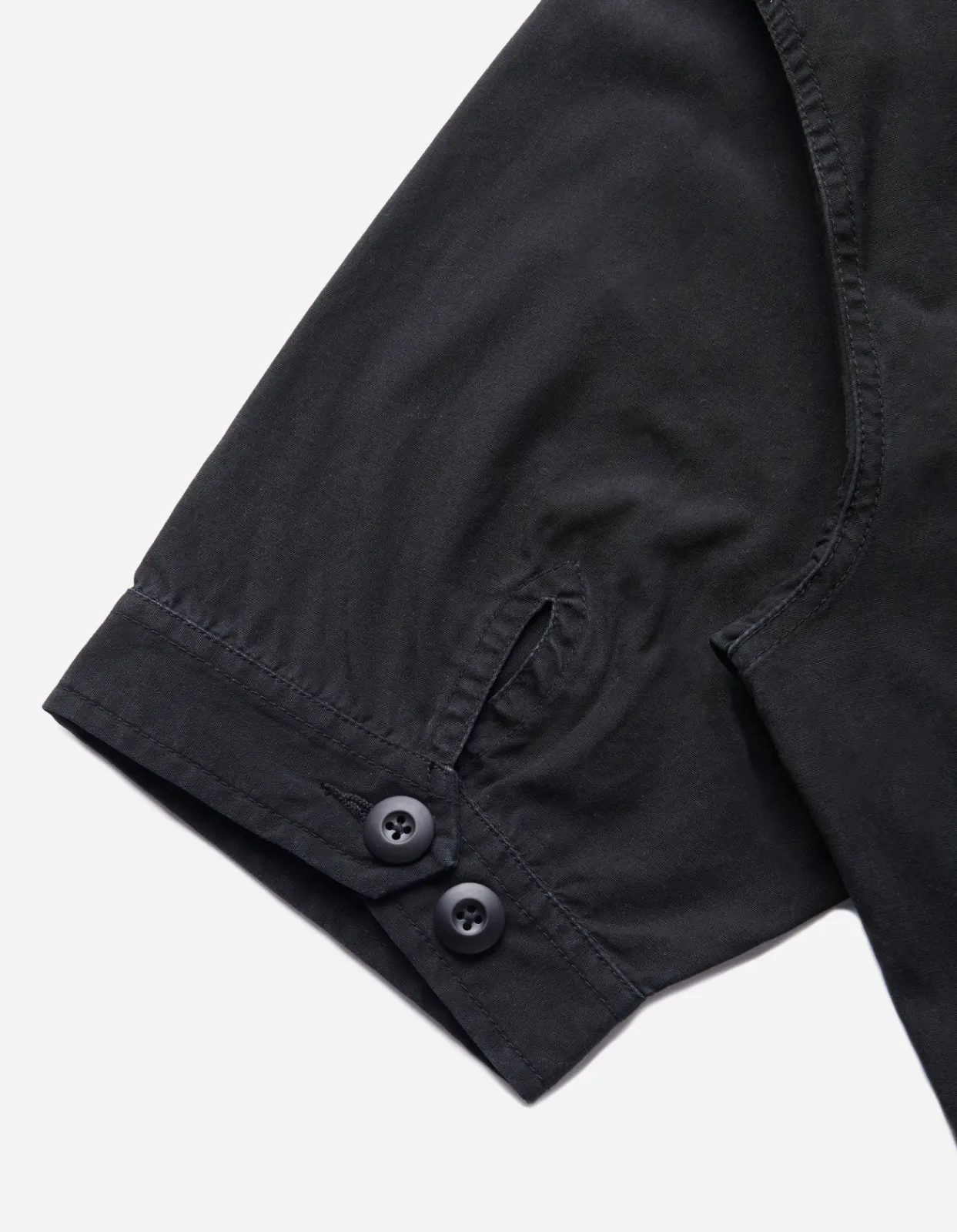 Shirts*Maharishi 4513 Advisor'S Overshirt Black Blk-108F