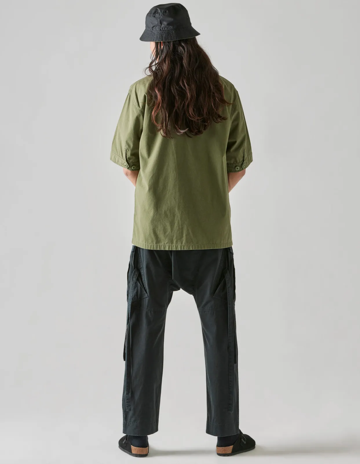 Shirts*Maharishi 4513 Advisor'S Overshirt Olive Og-107F