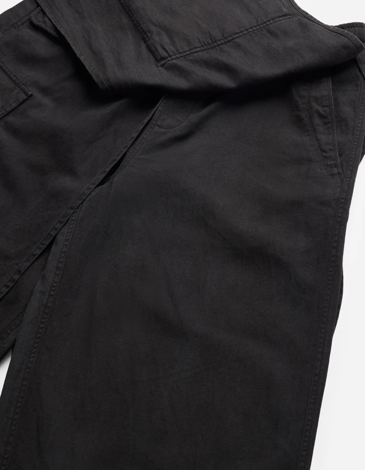 Cargo Pants*Maharishi 4588 Asym Cargo Hakama Pants Black