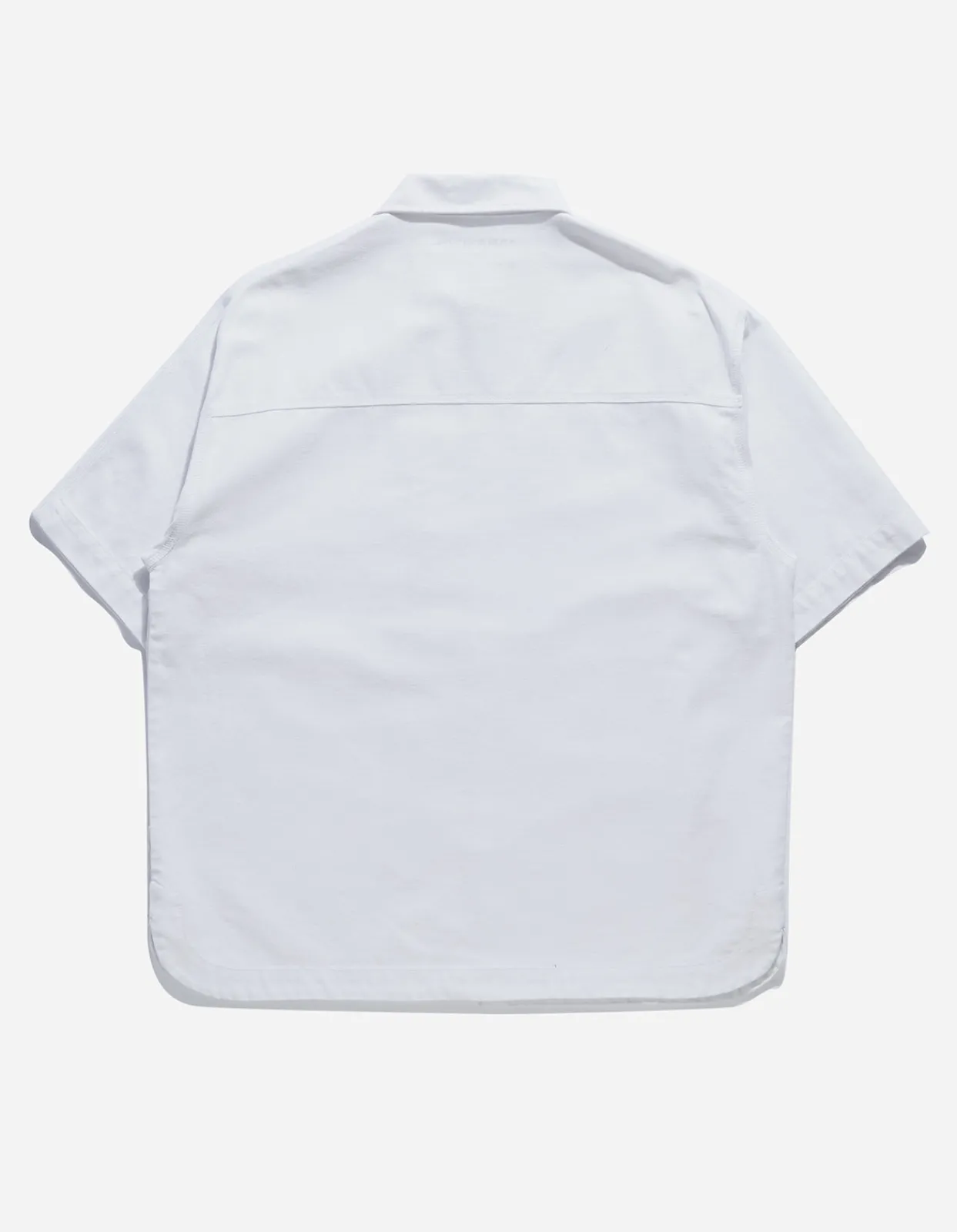 Shirts*Maharishi 4512 Asym Monk Shirt White