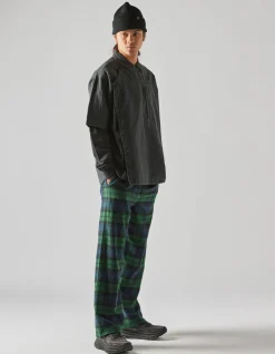 Shirts*Maharishi 4512 Asym Monk Shirt Black