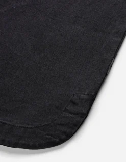 Shirts*Maharishi 4512 Asym Monk Shirt Black