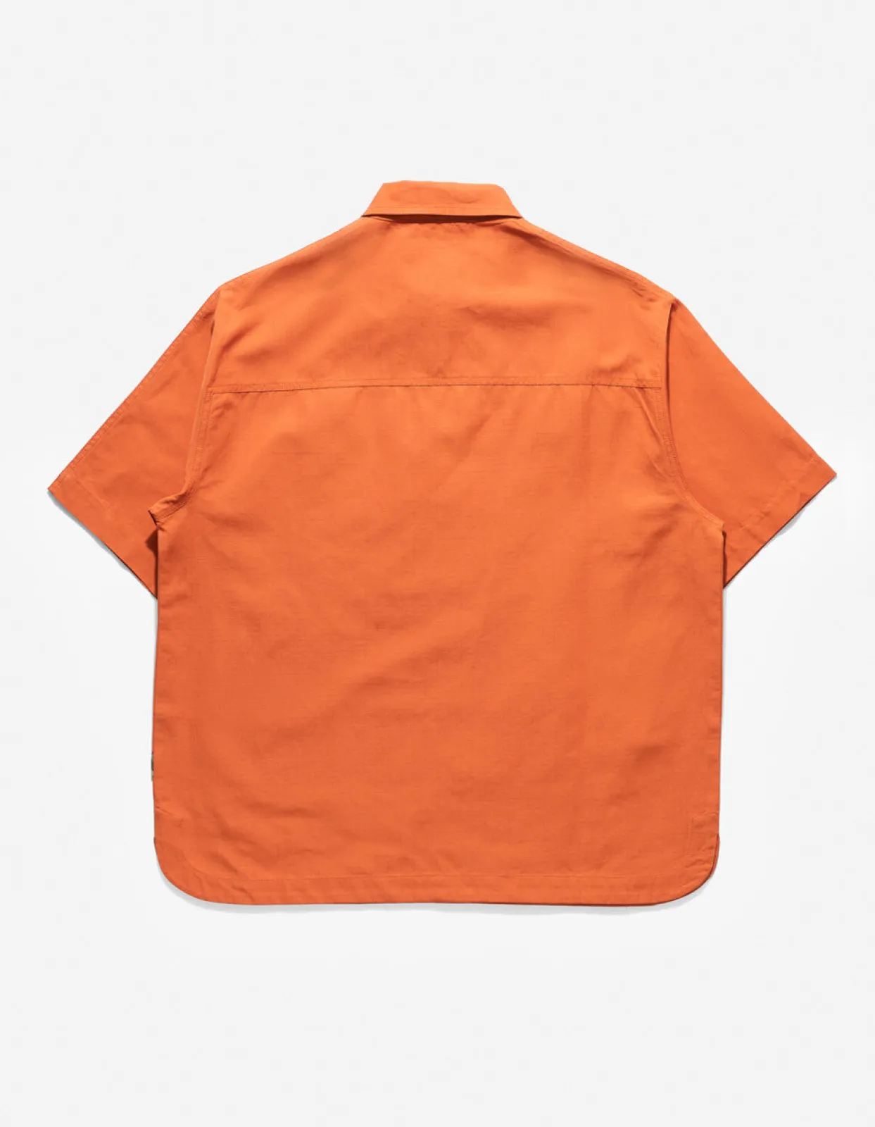 Shirts*Maharishi 4298 Asym Monk Shirt Rust