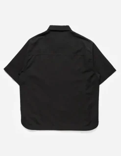 Shirts*Maharishi 4298 Asym Monk Shirt Black