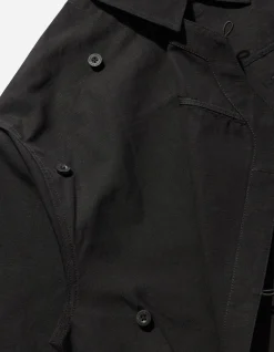 Shirts*Maharishi 4298 Asym Monk Shirt Black