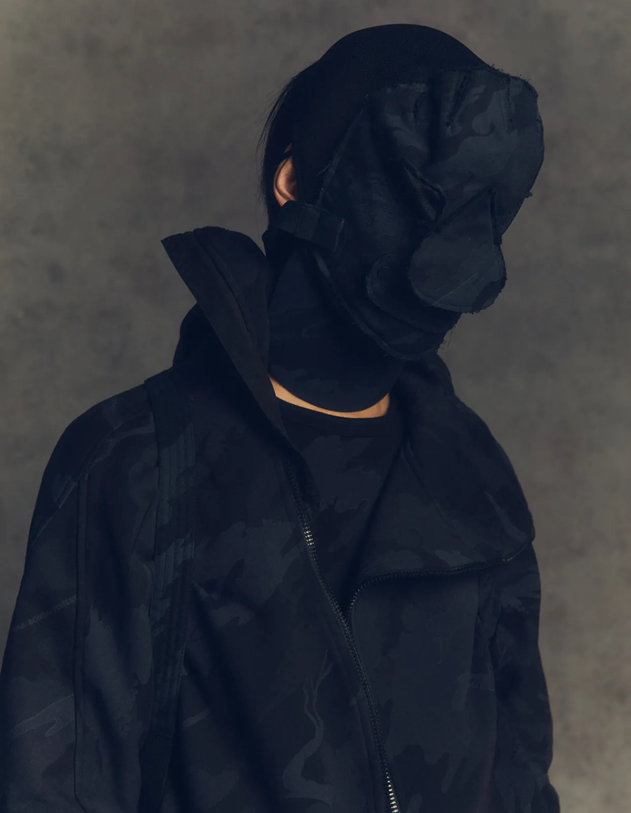 Hats And Scarves*Maharishi 4527 Camo Ecws Cap/Mask Subdued Night