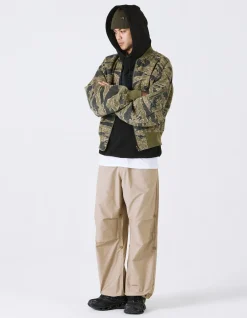 Jackets*Maharishi 4289 Camo Reversible Flight Jacket Mint Gold/Olive