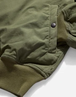 Jackets*Maharishi 4289 Camo Reversible Flight Jacket Mint Gold/Olive