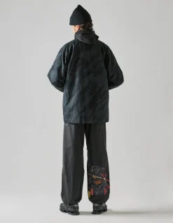 Kimonos*Maharishi 4516 Camo Shinobi Hemp Kimono Subdued Night