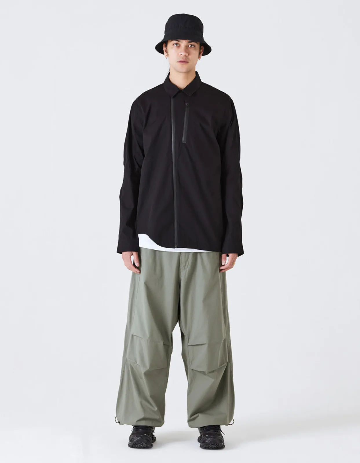 Shirts*Maharishi 4235 Cordura® Nyco® Tech Travel Shirt Black