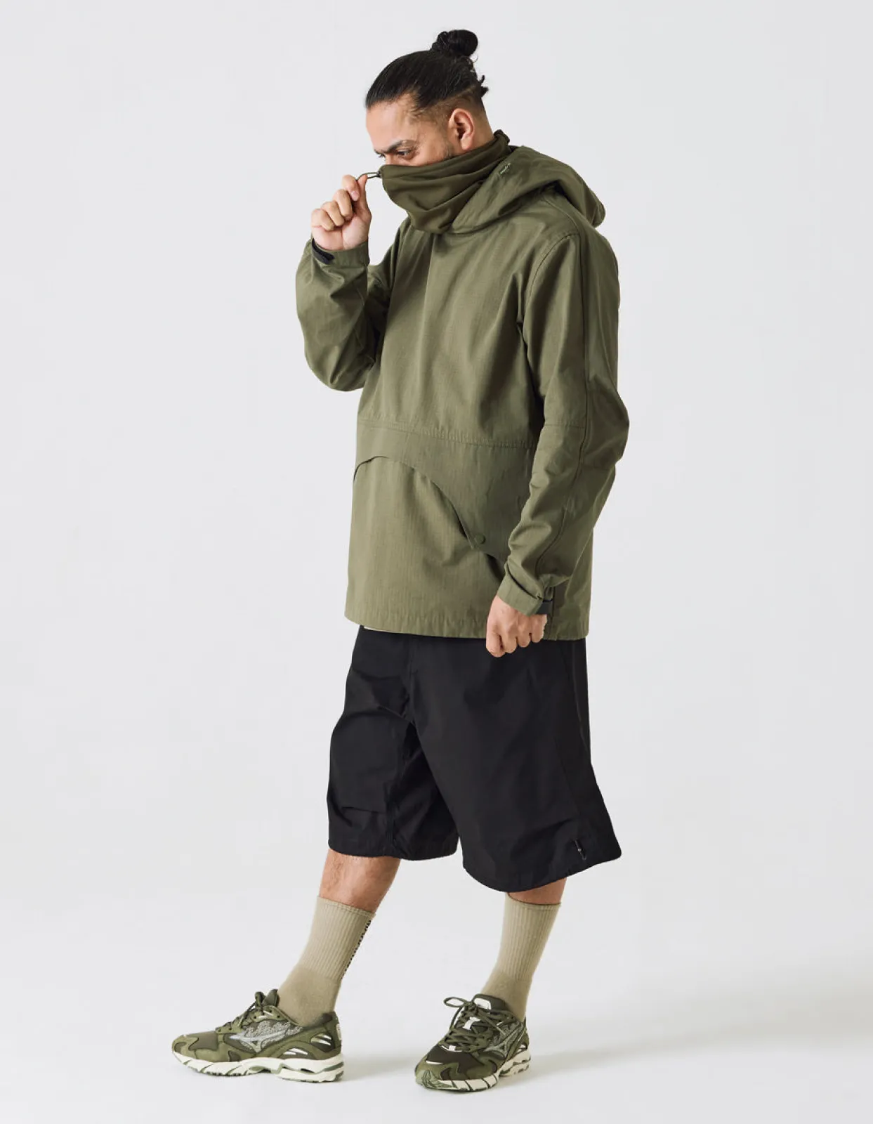 Parkas*Maharishi 4236 Cordura® Nyco® Wr Crackle Jacket Olive