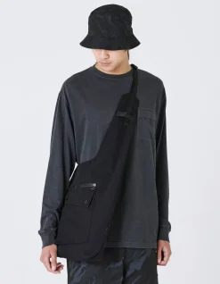 Bags*Maharishi 4272 Cordura Nyco® Wr Sling Bag Black