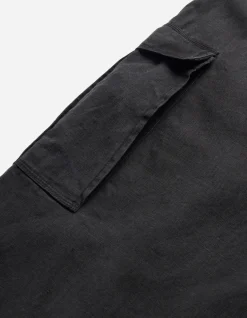 Cargo Pants*Maharishi 4511 Cropped U.S. Hakama Track Pants Black