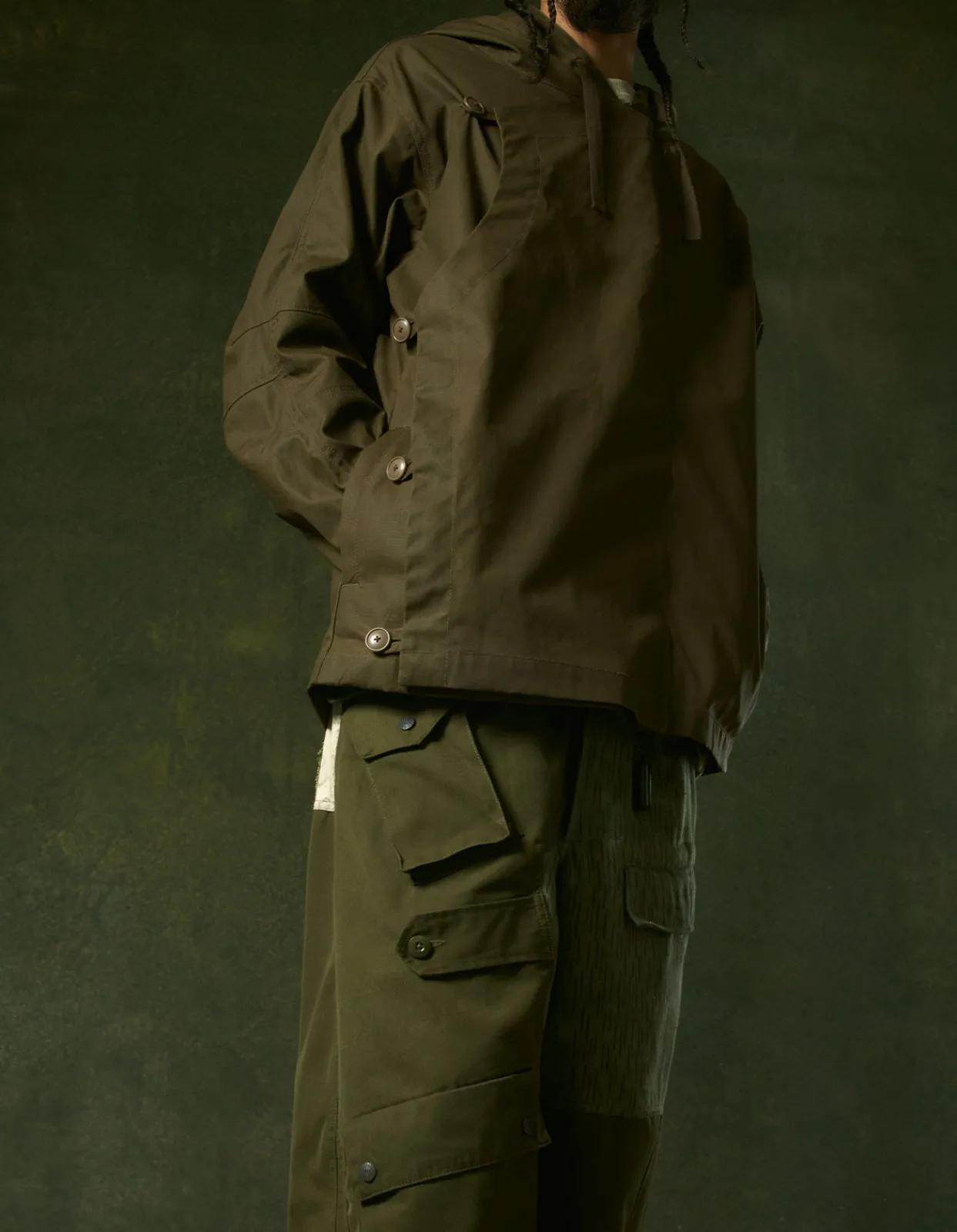 Parkas*Maharishi 4222 Deck Han Parka Olive