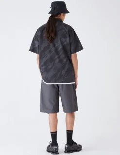 Shirts*Maharishi 4312 Dpm:Bonsai Forest Camp Collar Shirt Subdued Night