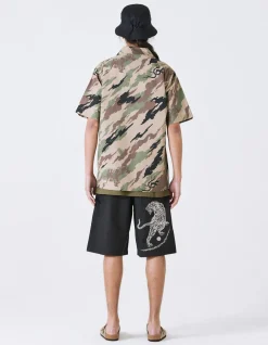 Shirts*Maharishi 4312 Dpm:Bonsai Forest Camp Collar Shirt Woodland