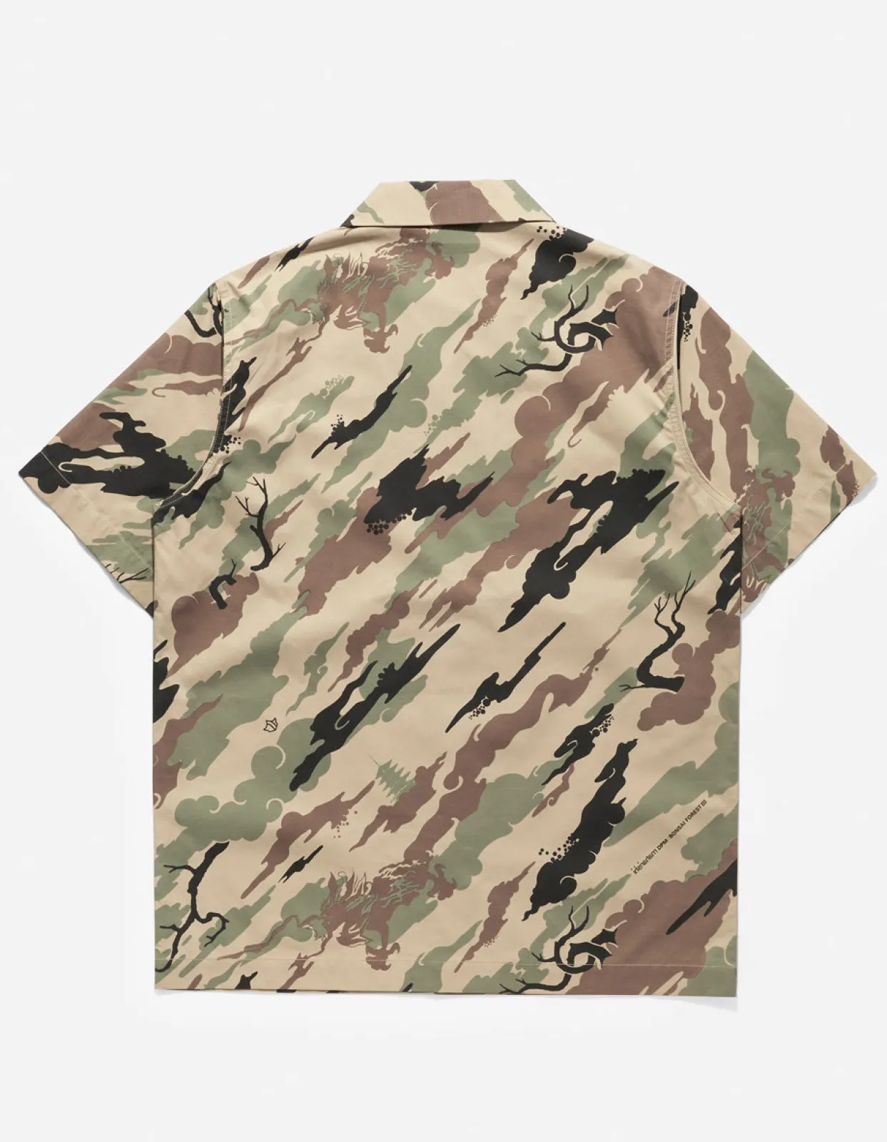 Shirts*Maharishi 4312 Dpm:Bonsai Forest Camp Collar Shirt Woodland