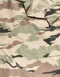Shirts*Maharishi 4312 Dpm:Bonsai Forest Camp Collar Shirt Woodland