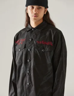 Shirts*Maharishi 4308 Dpm:Bonsai Forest Cloud Dragon Utility Shirt Subdued Night