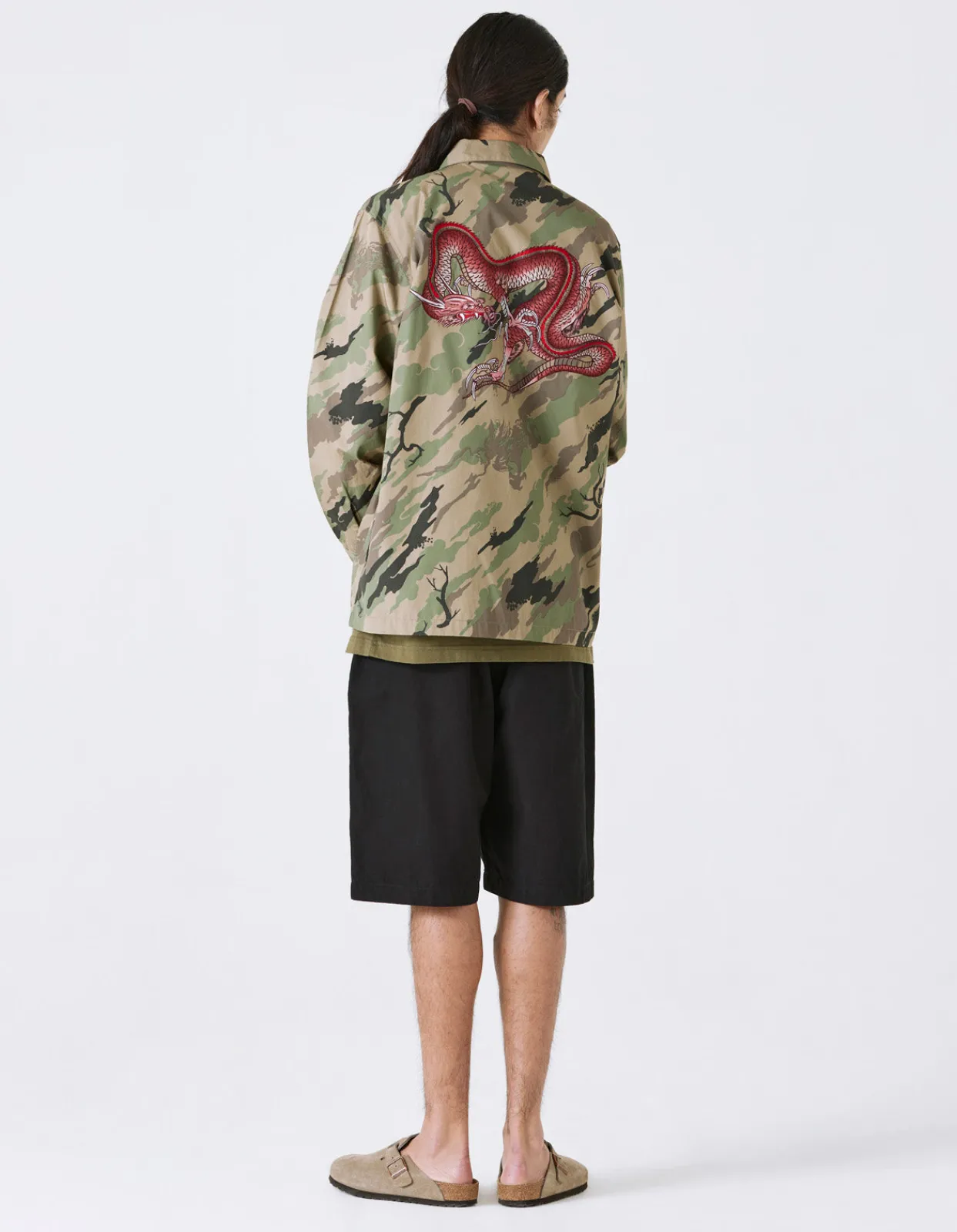 Shirts*Maharishi 4308 Dpm:Bonsai Forest Cloud Dragon Utility Shirt Woodland