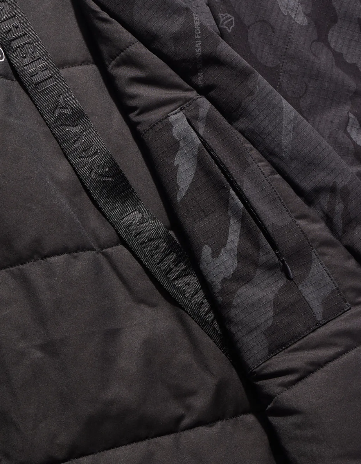 Kimonos*Maharishi 4257 Dpm:Bonsai Forest Cordura® Wr Padded Hanten Subdued Night