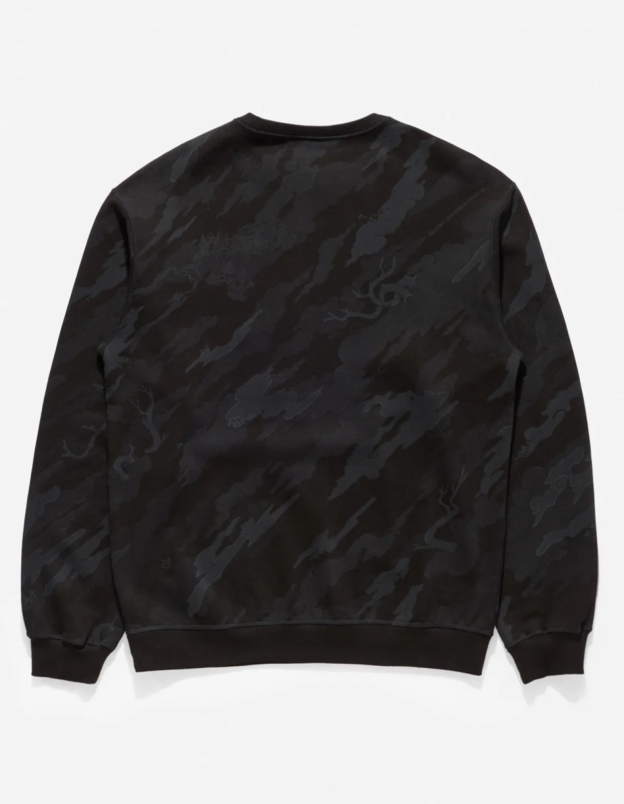 Crew Sweats*Maharishi 4319 Dpm:Bonsai Forest Dragon Crew Sweat Subdued Night