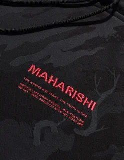 Hooded Sweats*Maharishi 4597 Dpm:Bonsai Forest Miltype Embroidered Hooded Sweat Subdued Night