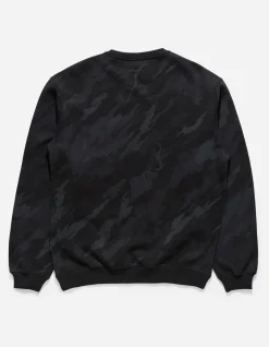 Crew Sweats*Maharishi 4320 Dpm:Bonsai Forest Organic Crew Sweat Subdued Night