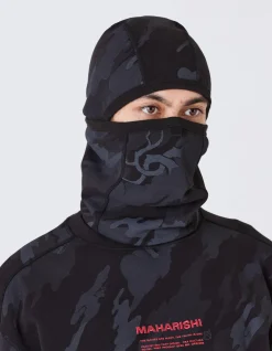 Hats And Scarves*Maharishi 4315 Dpm:Bonsai Forest Reversible Barbute Balaclava Subdued Night
