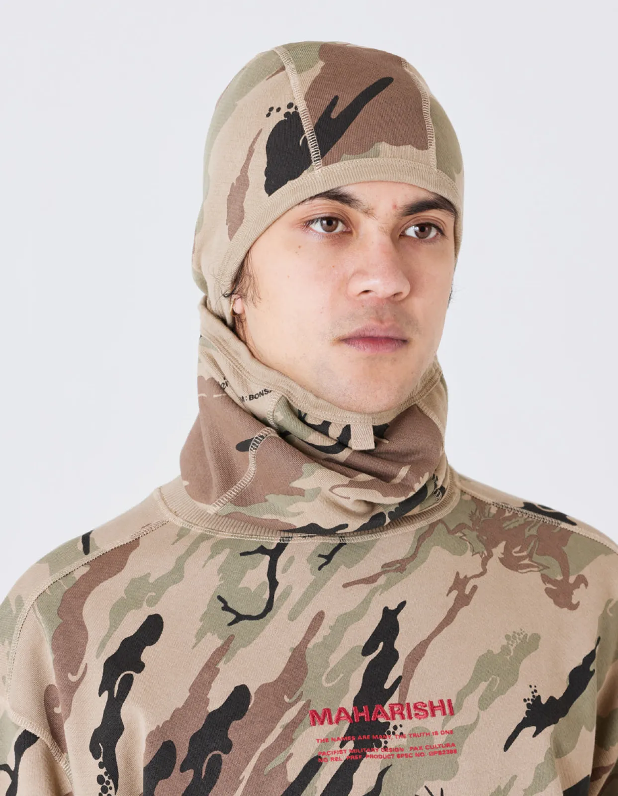 Hats And Scarves*Maharishi 4315 Dpm:Bonsai Forest Reversible Barbute Balaclava Woodland
