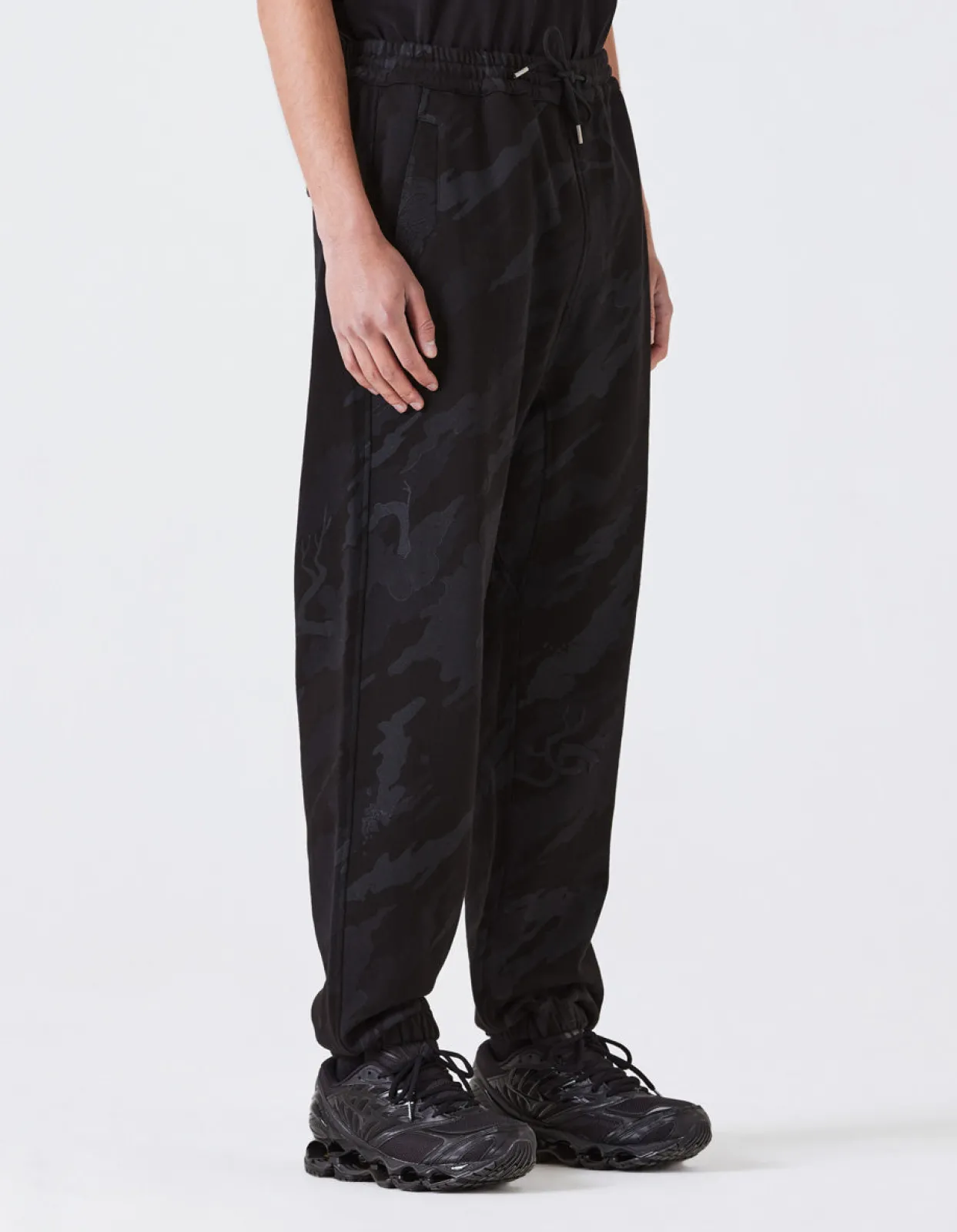 Sweatpants*Maharishi 4317 Dpm:Bonsai Forest Sweatpants Subdued Night