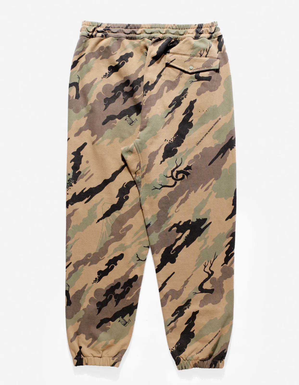 Sweatpants*Maharishi 4317 Dpm:Bonsai Forest Sweatpants Woodland
