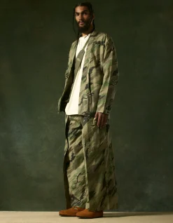 Kimonos*Maharishi 4306 Dpm:Bonsai Forest Utility Kimono Overshirt Woodland