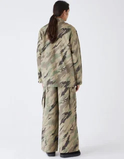 Kimonos*Maharishi 4306 Dpm:Bonsai Forest Utility Kimono Overshirt Woodland