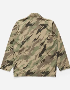 Kimonos*Maharishi 4306 Dpm:Bonsai Forest Utility Kimono Overshirt Woodland