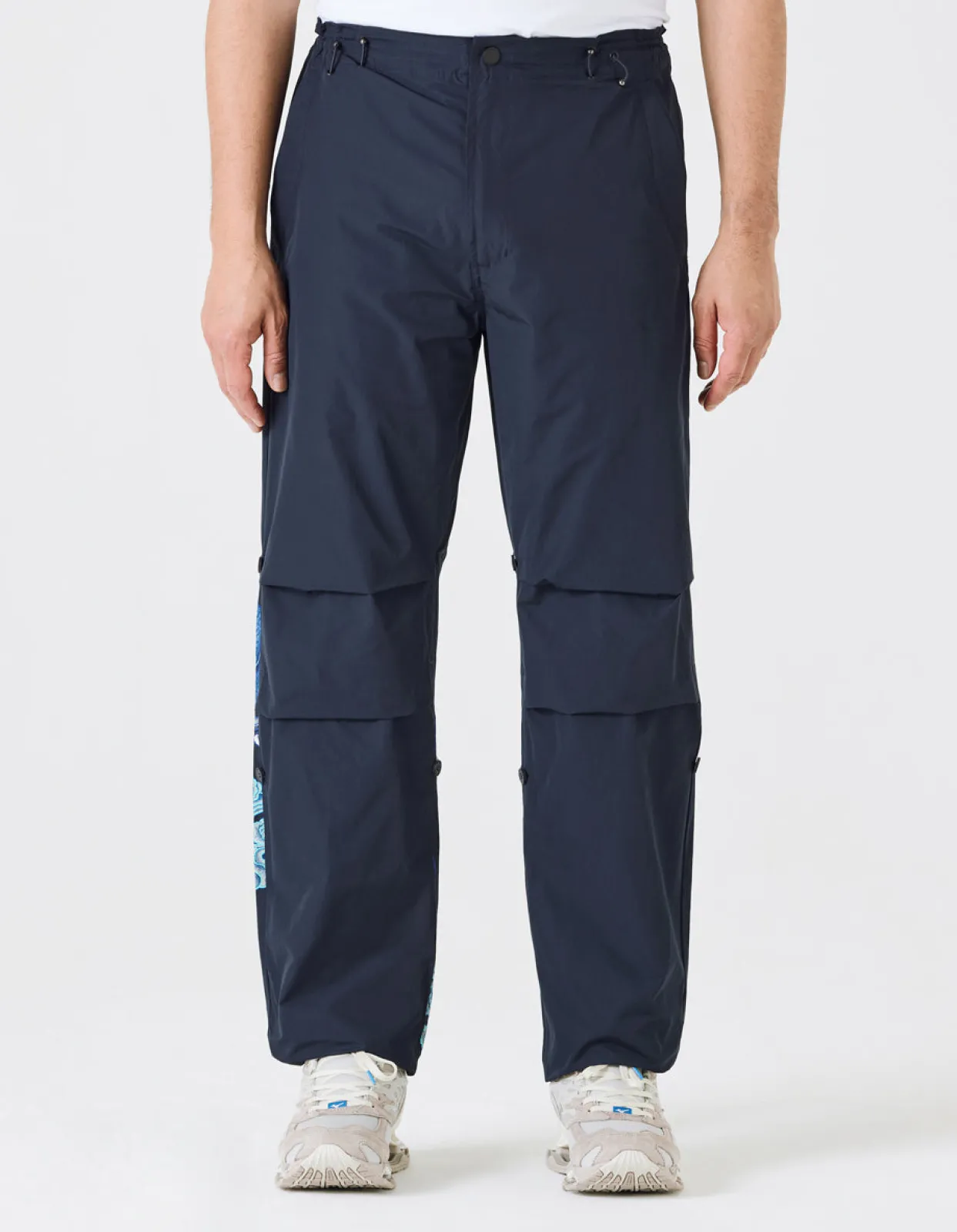 Original Snopants*Maharishi 4215 Dragon Embroidered Straight Snopants® Navy Blue