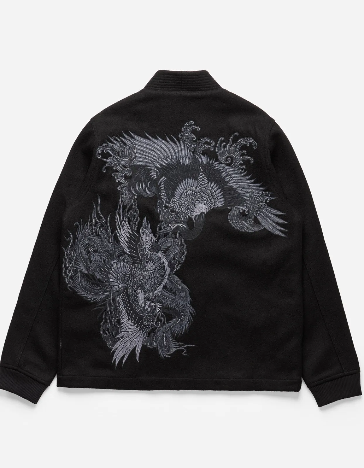 Kimonos*Maharishi 4533 Duality Stadium Kimono Tonal Black