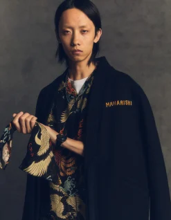 Kimonos*Maharishi 4533 Duality Stadium Kimono Black