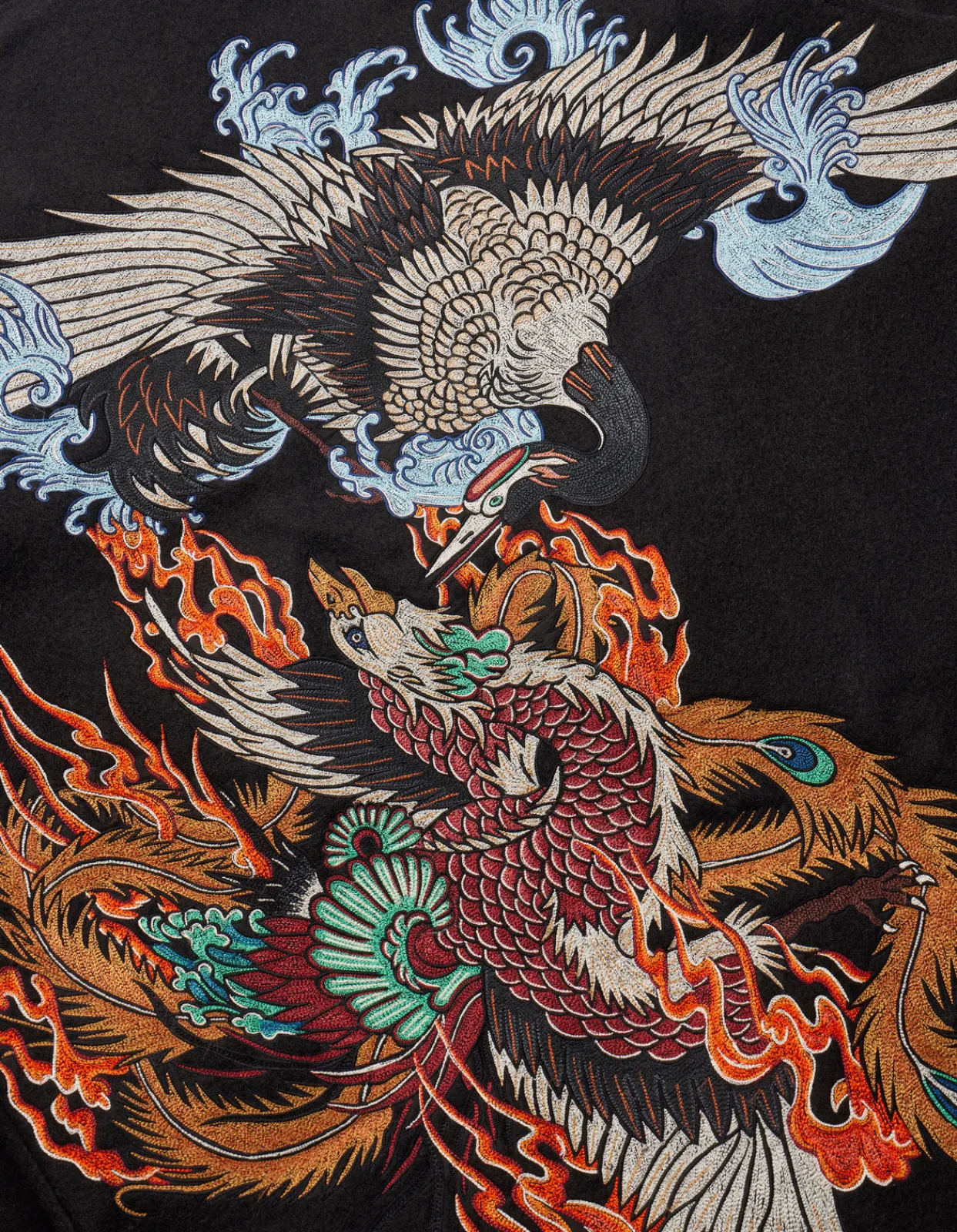 Kimonos*Maharishi 4533 Duality Stadium Kimono Black