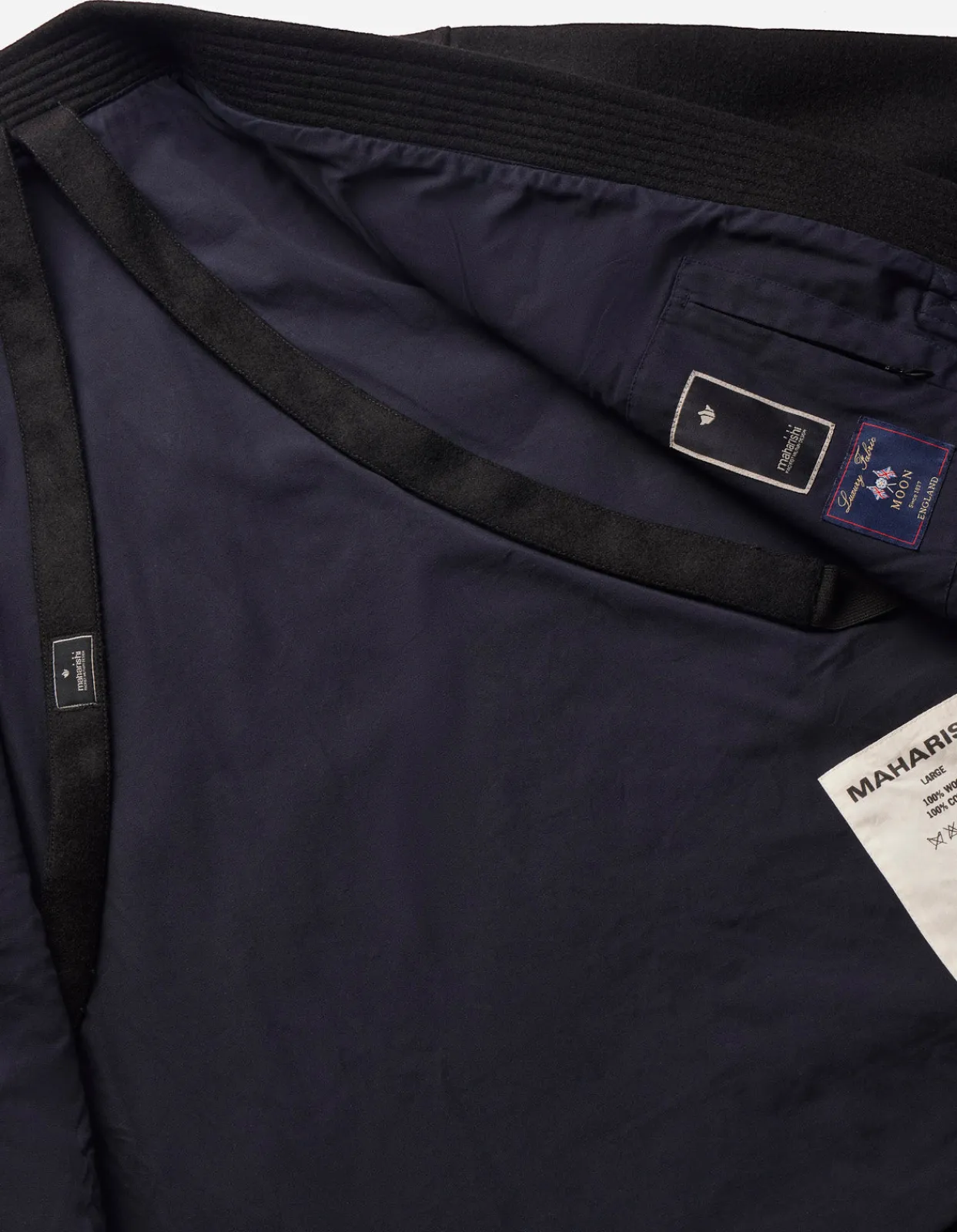Kimonos*Maharishi 4533 Duality Stadium Kimono Black
