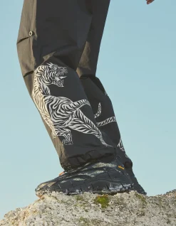 Original Snopants*Maharishi 4282 Duelling Tigers Embroidered Loose Snopants® Black