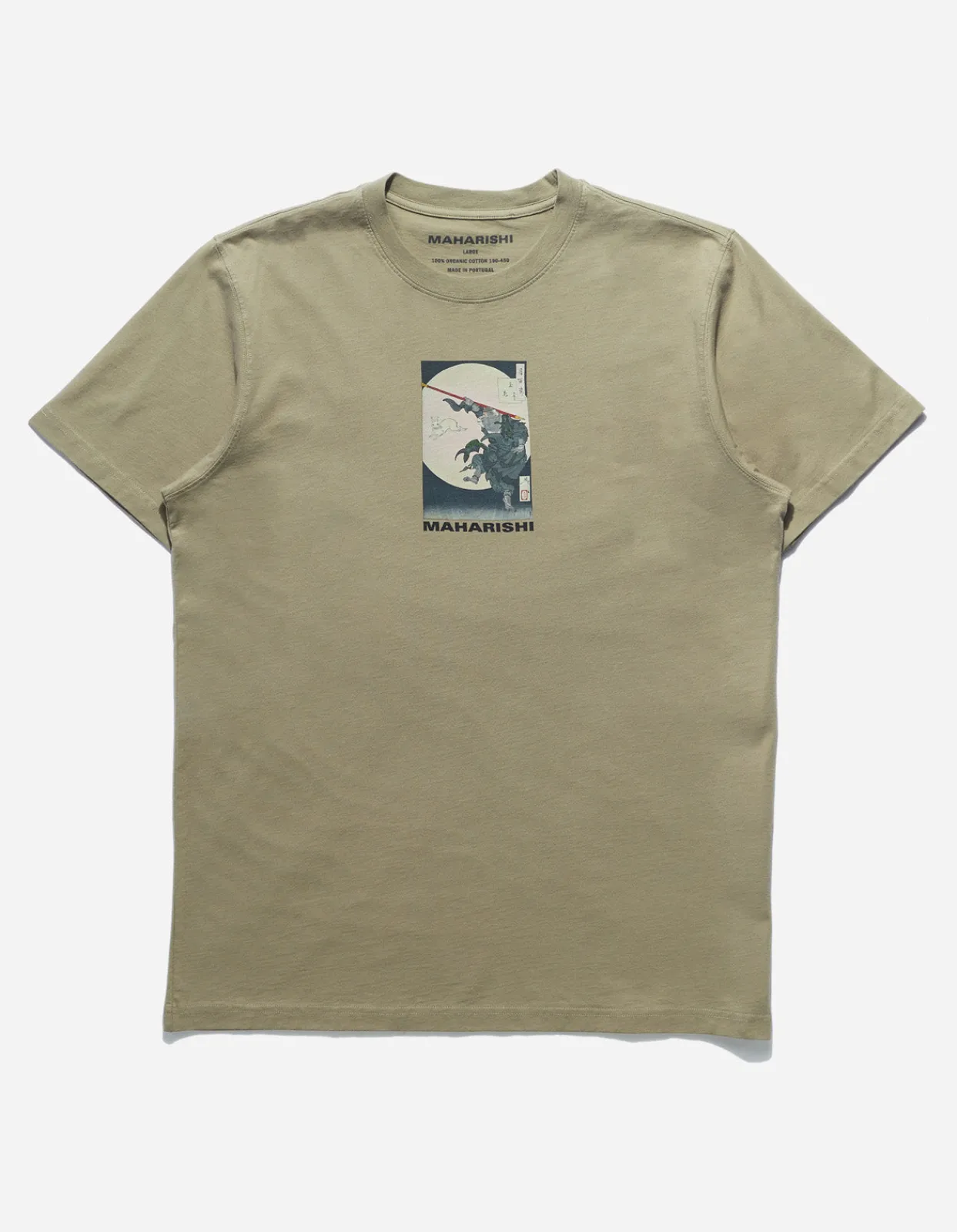 Short Sleeve T-Shirts*Maharishi 1008 Hare U0026 Monkey T-Shirt Silver Sage