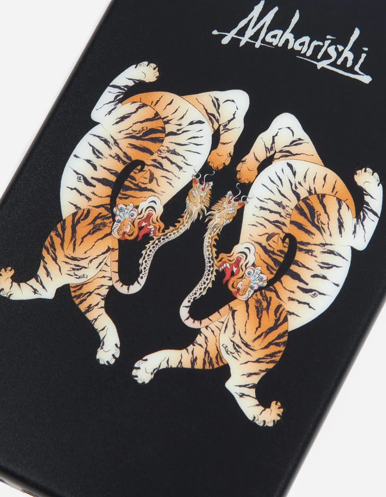 Lifestyle*Maharishi 9382 Heart Of Tigers Iphone 12 Mini Case · In-Mold Silicone Black