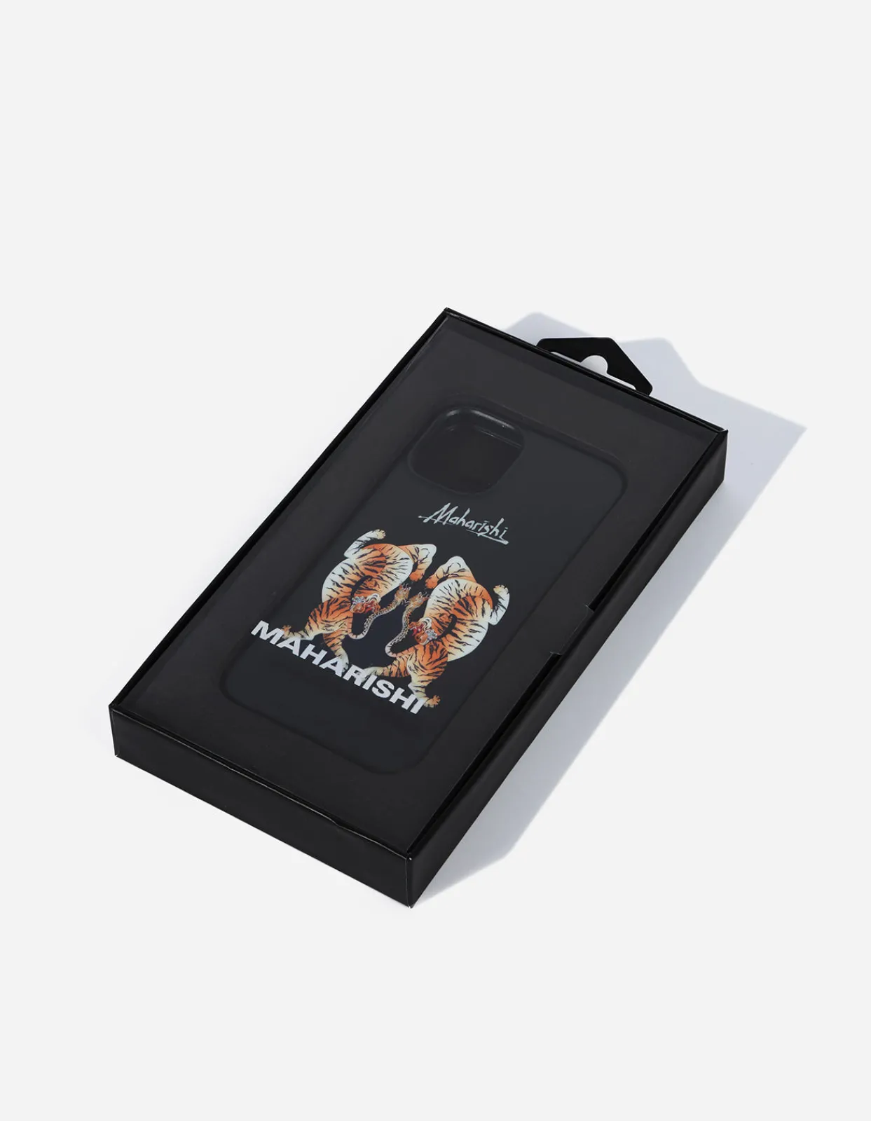 Lifestyle*Maharishi 9382 Heart Of Tigers Iphone 12 Mini Case · In-Mold Silicone Black