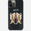 Lifestyle*Maharishi 9384 Heart Of Tigers Iphone 12 Pro Max Case · In-Mold Silicone Black