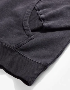 Hooded Sweats*Maharishi 4146 Hemp Organic Hooded Sweat Black Blk-108F