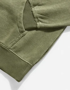Hooded Sweats*Maharishi 4146 Hemp Organic Hooded Sweat Olive Og-107F