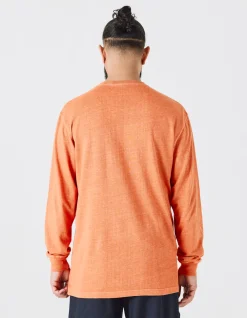 Long Sleeve T-Shirts*Maharishi 8010 Hemp Organic L/S Pocket T-Shirt Rust